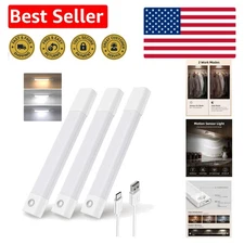 Wireless 7” Motion Sensor Under Cabinet Lights - 3 Color Temperatures, Dimmable