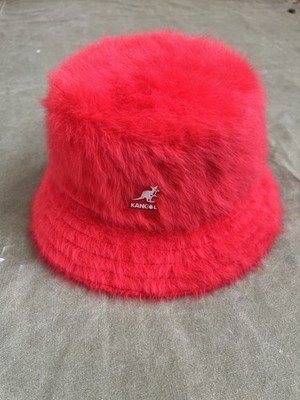Kangol Furgora Angora Bucket Hat Red Small