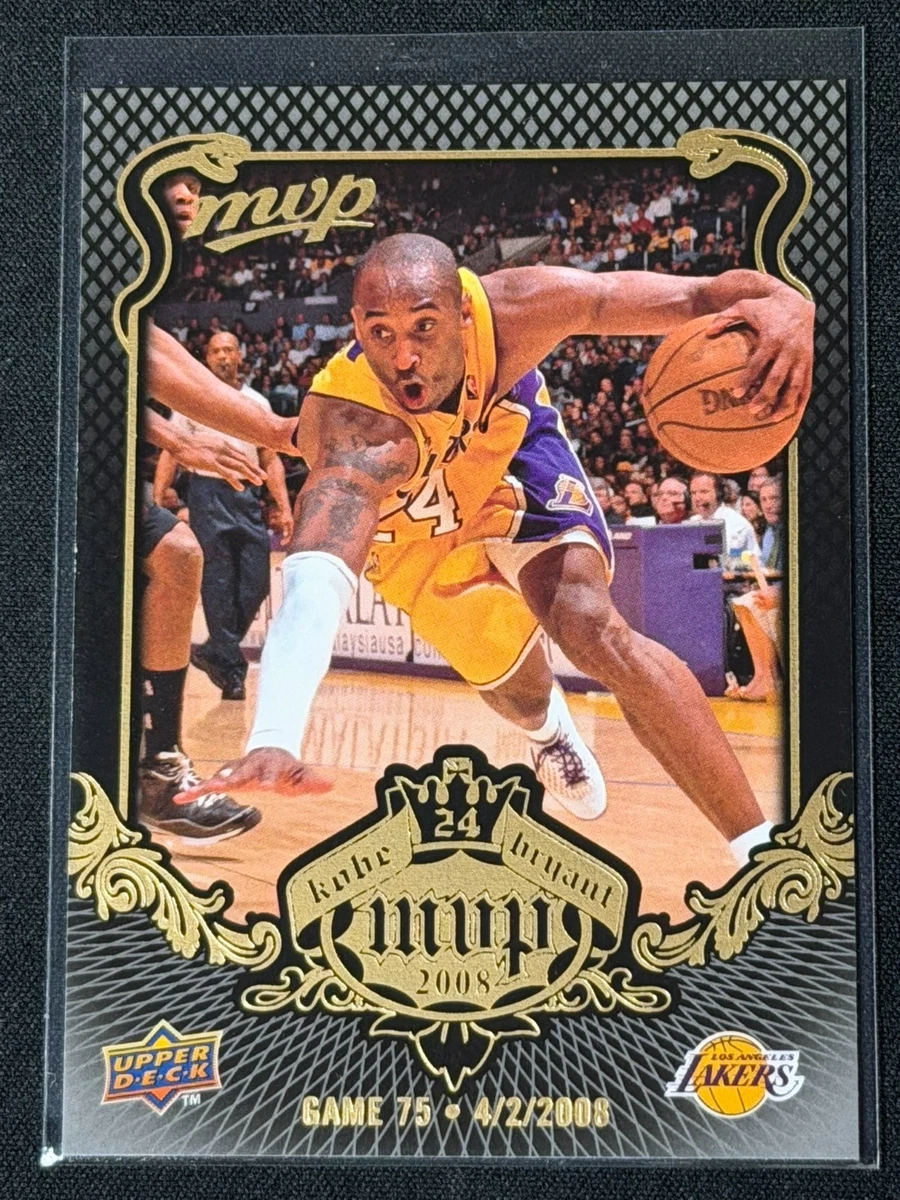 2008-09 Upper Deck MVP - Kobe Bryant #KB-75 for sale | eBay