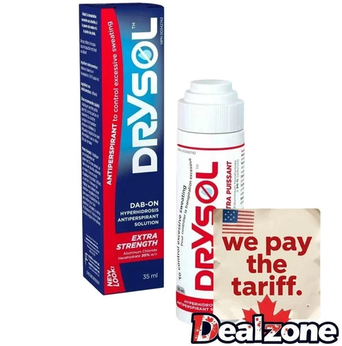 Drysol Dab-On Extra Strength 20% Anti-Perspirant 35 ML CANADA