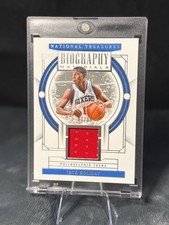 2023-24 Panini National Treasures Jrue Holiday #97/99 Biography Materials GU SBX