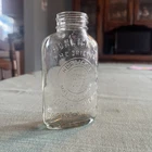 Vintage HORLICK'S Malted Milk Lunch Tablets Bottle Hazel Atlas Antique Glass