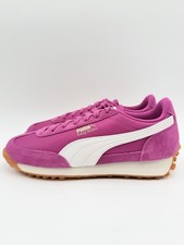 Puma Women's Easy Rider Size 7 Vintage Magenta Gleam White 400773-11