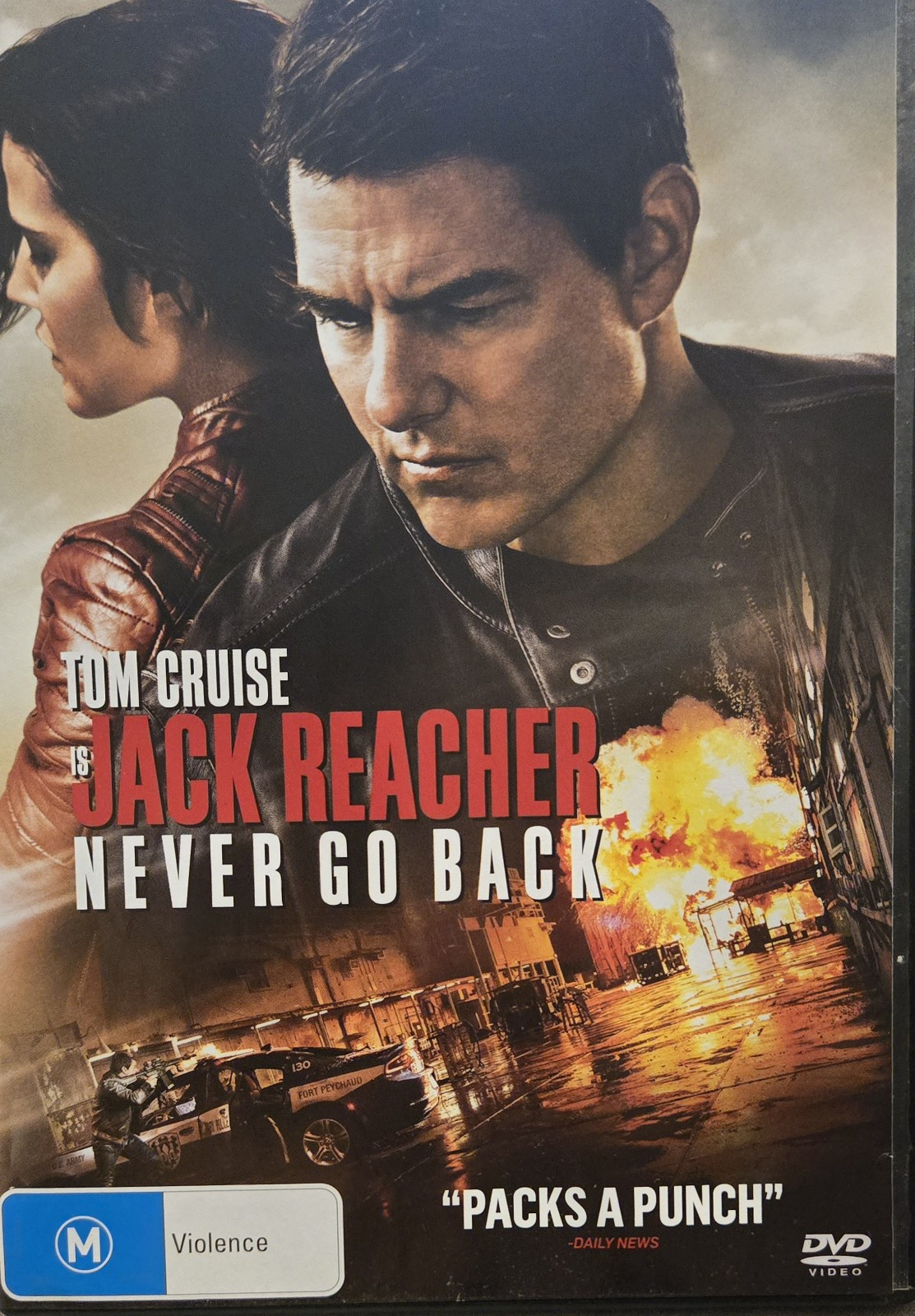 Jack Reacher-Never Go Back DVD (Region 4, 2016)