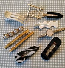 Hair Accessories Lot of 10 Clips Barrettes Assorted Unique Women's Brand New