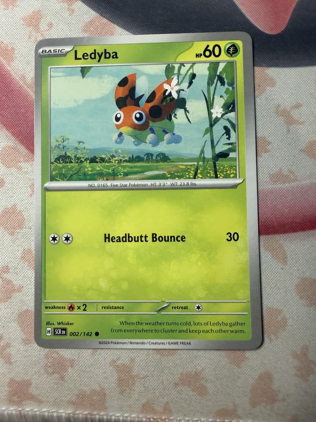 Ledyba Common SV07: Stellar Crown 002/142 NM English