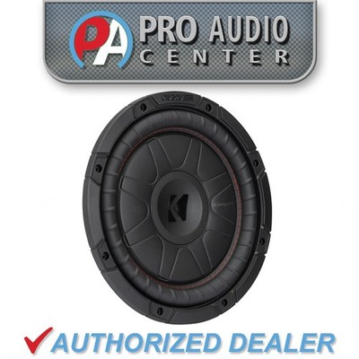 52CVT102 KICKER 10'' CompVT CVT Thin Profile Subwoofer Sub 350W RMS 2 Ohm SVC