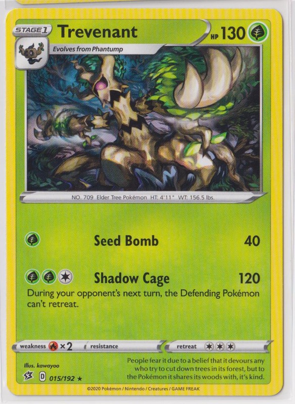 Pokemon Rebel Clash - 015/192 Trevenant