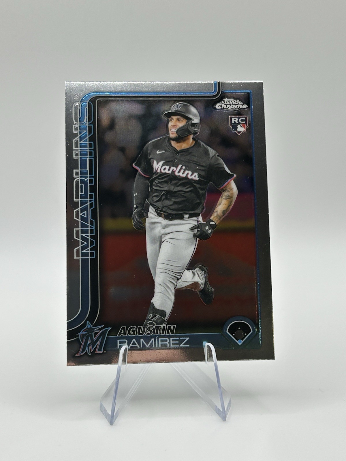 2025 Topps Chrome Update Series Agustin Ramirez RC Rookie Card #USC200