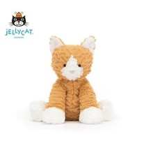 New Jellycat Fuddlewuddle Ginger Cat 23cm - Soft Plush Doll with Dust Bag UK