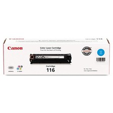 Canon 1979B001 116 Toner, 1,500 Page-Yield, Cyan
