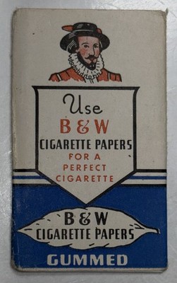 Raleigh 1930s Cigarette Tobacco Rolling Papers Tobacco B & W Louisville