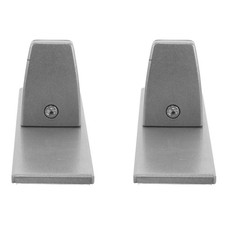  2 Pcs Screen Clip Base Glass Table Freestanding Sneeze Guard Clamp
