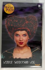 Hocus Pocus Winnie Winifred Sanderson Wig Spirit Halloween Red Curly Updo Hair K