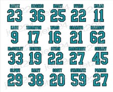 San Jose Sharks DECAL STICKER  All-time Enforcers, Goons, Fighters, Tough Guys