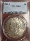 1904 O Morgan Silver Dollar $1 PCGS MS 65