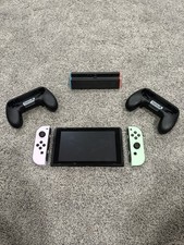 Nintendo Switch Console hac-001 w/ Joy-Con, Dock & FastSnail Grips