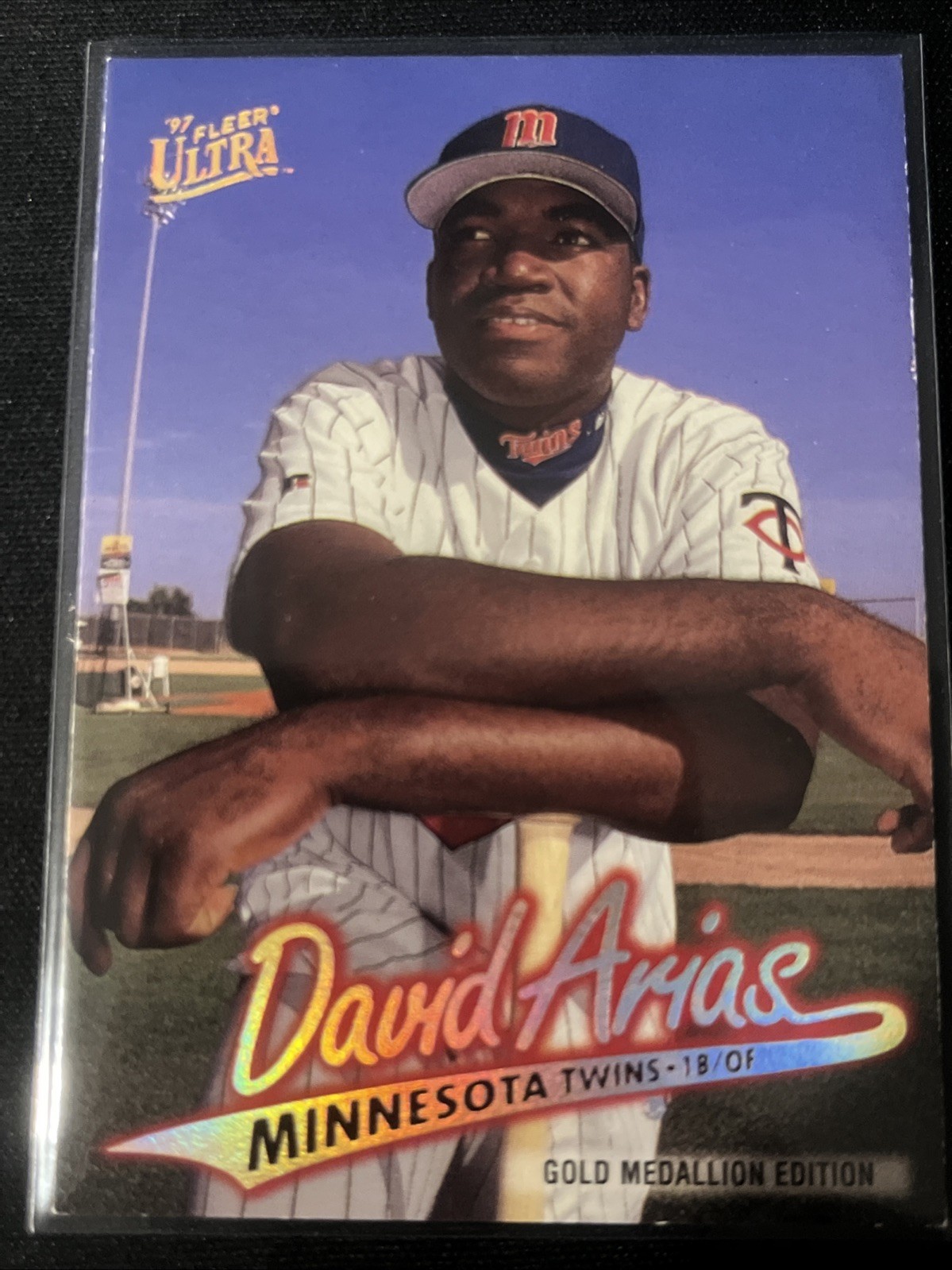 1997 Fleer Ultra - David Ortiz #G518 Gold Medallion Edition David Arias on Card