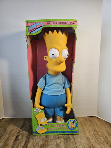 Talking Bart Simpson The Simpsons 1990 Dandee 18" Pull-String Doll NEW - Picture 1 of 5