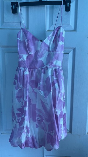 Brand new with tags Express white/purple floral print dress in a S