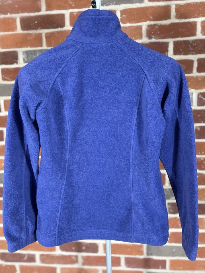 Columbia Vintage Purple Fleece Full Zip - Women’s Small - SUPERB - Image 2 of 4