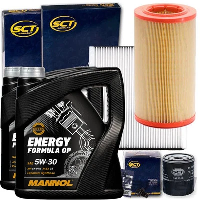 FILTERSET+MANNOL 5W30 ÖL passend für PEUGEOT BOXER CITROEN JUMPER 2.2 HDI110-150
