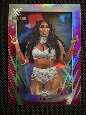 Lash Legend WWE Topps Chrome 2026 Base Pink Refractor /399 #101
