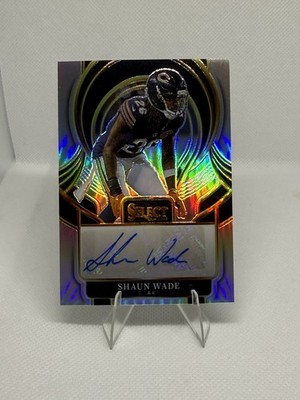 2025 Panini Select - Shaun Wade Silver PRIZM Auto #SIP-SWE Chicago Bears