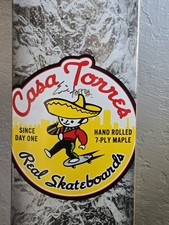 REAL Skateboard Deck 8.0 x 31 SIGNED by Ernie...