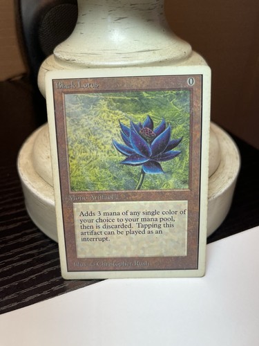 MTG Magic the Gathering Unlimited Black Lotus Heavily Played