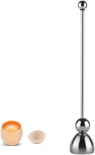 Egg Topper - Jawbush Egg Shell Opener, Stainless Steel Egg Cracker Tool 