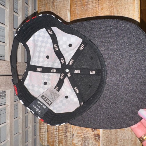 Neff Mickey Mouse Rose Snapback Hat - Black | Black Hat - Picture 6 of 7