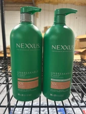 Nexxus Unbreakable Care Anti-Breakage Shampoo 32 FL OZ and Conditioner 32 FL OZ