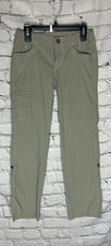 KUHL girls Khaki KLIFFSIDE roll up quick Hiking Active Pants Size M 10 