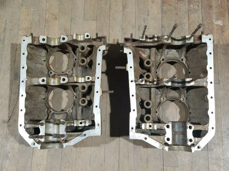 Cárter del motor de avión Continental A65 6651 10846 Aviación SOLO PARA PIEZAS Foto 2 de 4