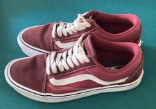 Vans Old Skool Shoes Ultra Cush Red Size 7 Men 8.5 Women In Excellent Condition!
