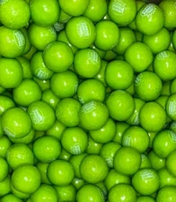 Dubble Bubble 'GREEN APPLE' 1-inch Gumballs - 1 LB