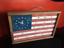Sixty Jeans Wooden Wall Clock 90s