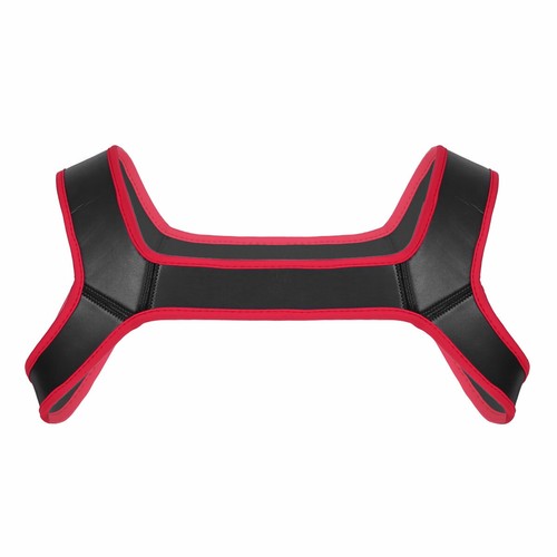 Mens Neoprene Harness Shoulder Strap Muscles Protector Adjustable Club Wear - 第 12/34 張圖片