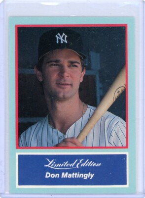 Don Mattingly 1988 CMC Limited Edition Baseball Card #7 New York Yankees |  eBay