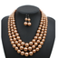 thumbnail 24 - Trendy Multilayer Pearl Long Chain Choker Necklace Statement For Women Jewelry