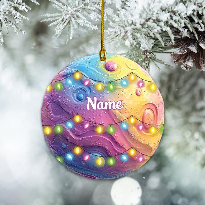 Planets Christmas Ornament  Space Christmas Ornament  Galaxy Ornament Xmas Gift