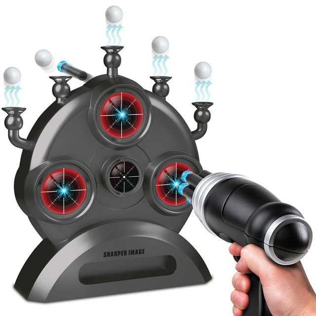 sharper image hover ball target game