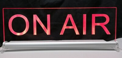 ON AIR LED Leuchtschild oder dein Text personalisiert Radio TV stream live onair