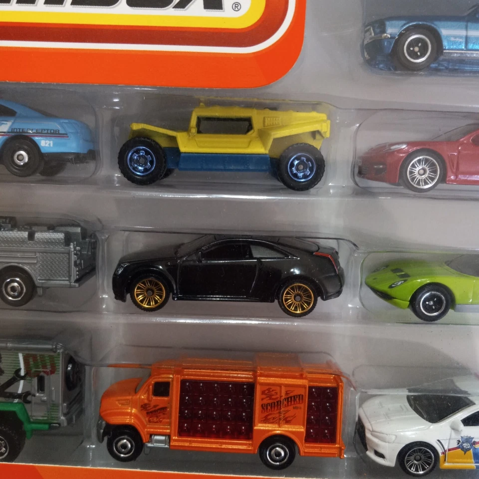 MATCHBOX 10 CAR GIFT PACK FIRST EDITIONS 1968 CALIFORINA Special Lambo Miura   - Image 4 of 4