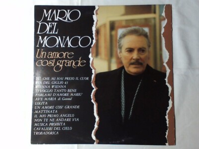 MARIO DEL MONACO Eine so große Liebe lp ANDREA DAS ALTE MARIANISCHE SPRICHWORT so