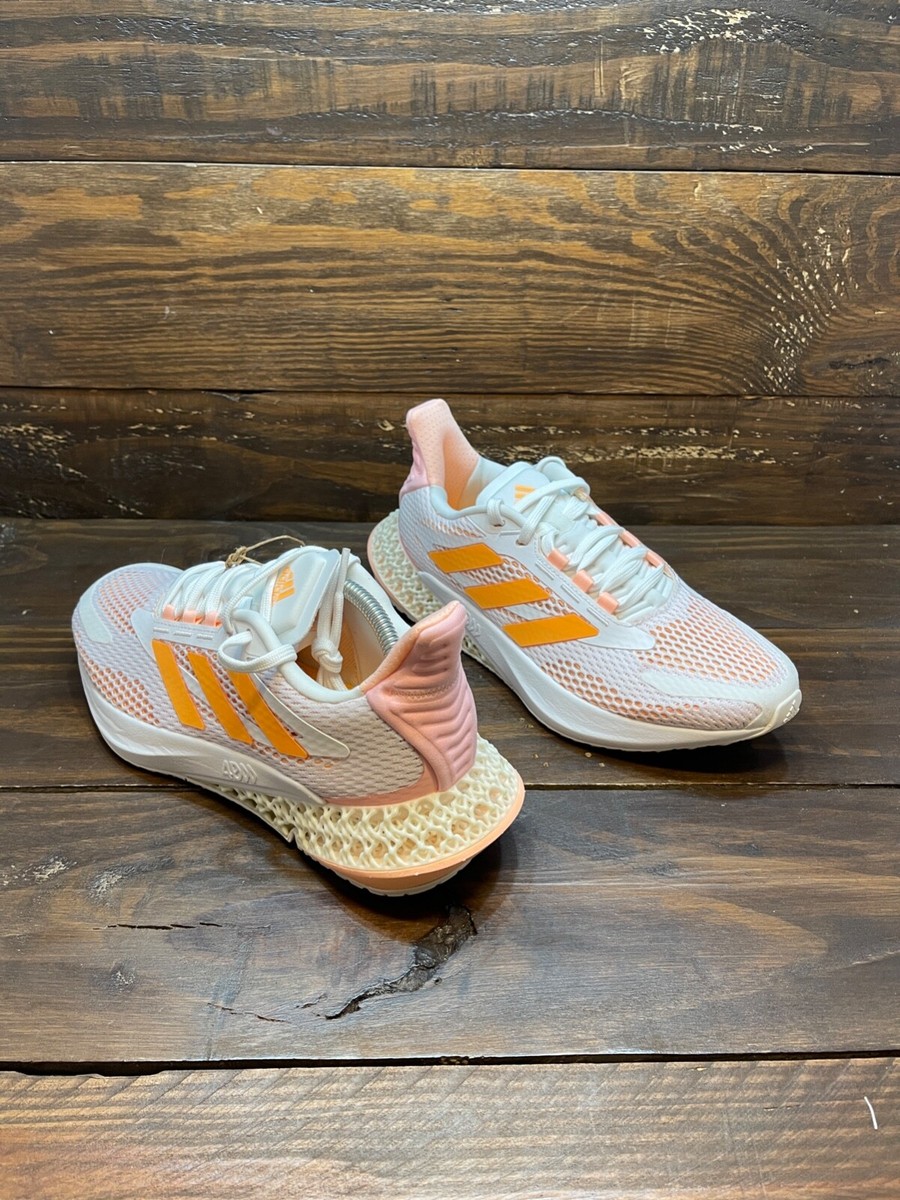 Adidas Women's 4DFwd Pulse "White Flash Orange" Running Shoes GX2984 Size  7.5 | eBay