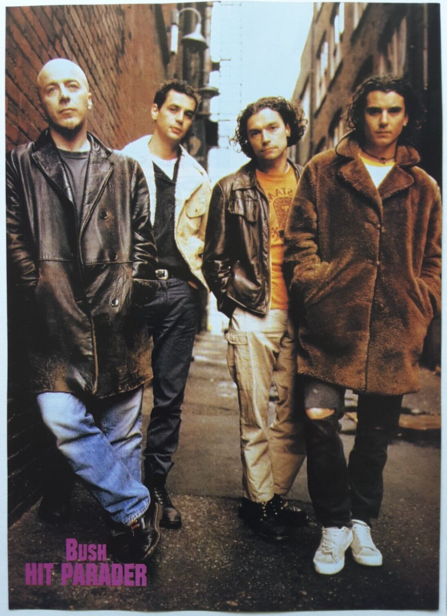BUSH BAND GAVIN ROSSDALE VINTAGE 90'S FULL PAGE MAGAZINE PINUP