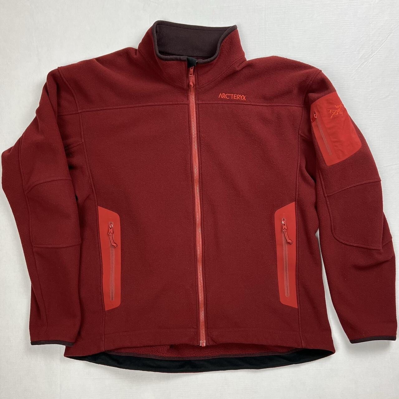 Giacca Arc'teryx Polartec full zip rossa