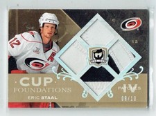 07-08 UD Upper Deck The Cup Foundations  Eric Staal  /10  Quad Patches